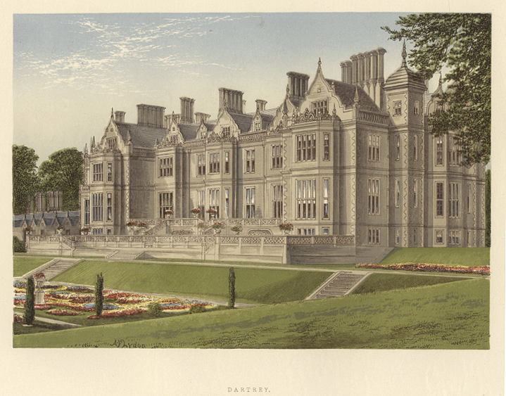 Ireland, Dartrey house, 1880