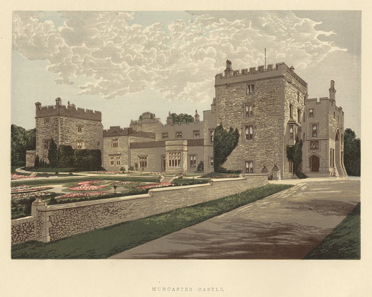 Cumberland, Muncaster Castle, 1880