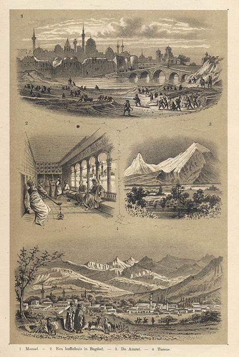 Turkey & Iraq, various scenes, about 1870