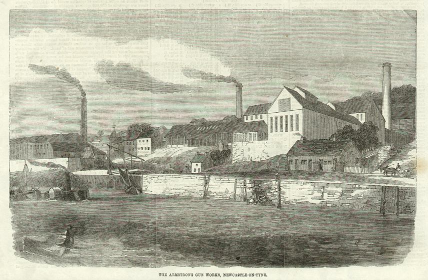 Newcastle-Upon-Tyne, Armstrong Gun Works, 1859