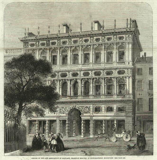 Edinburgh, Offices of the Life Association of Scotland, 1859