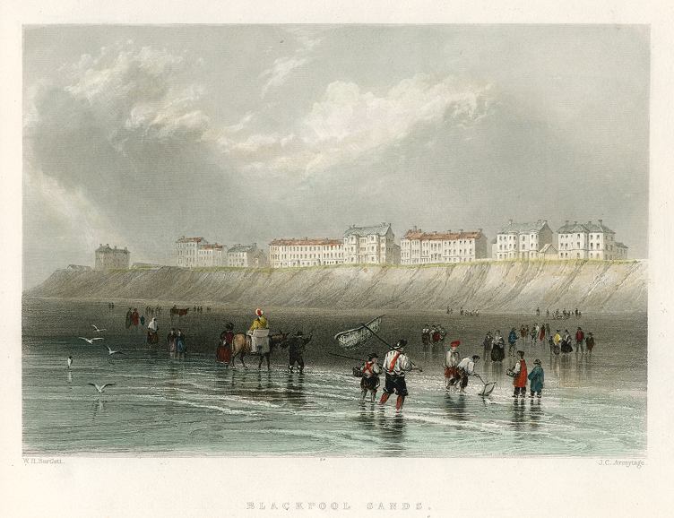 Lancashire, Blackpool Sands, 1842