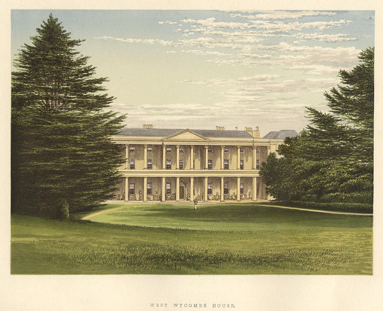 Buckinghamshire, West Wycombe House, 1880