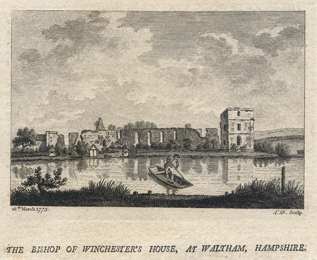 Hampshire, Waltham, Bishop of Winchester's House, 1786
