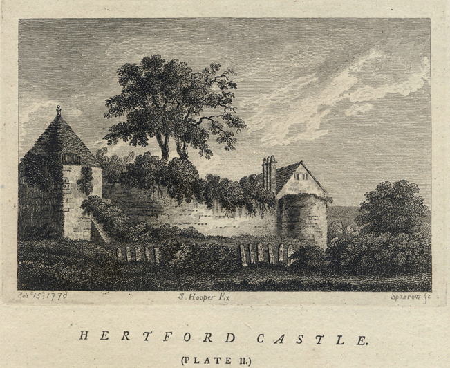 Hertford Castle, 1786