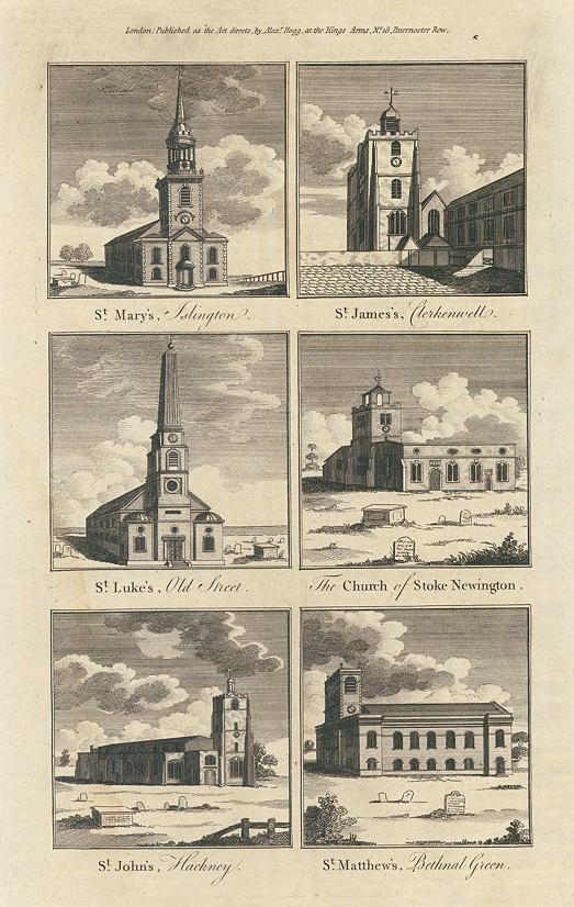 London, various churches, published 1790