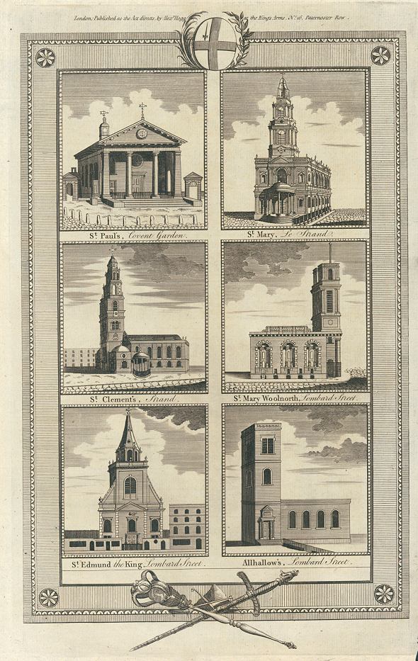 London, various churches, published 1790