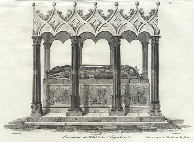 Poland, Tomb of Wladislas the White, 1843