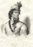 Poland, portrait of Tadeusz Kosciuszko, 1843