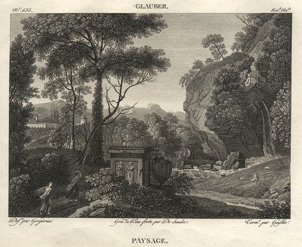 Paysage, after Johannes Glauber, 1814