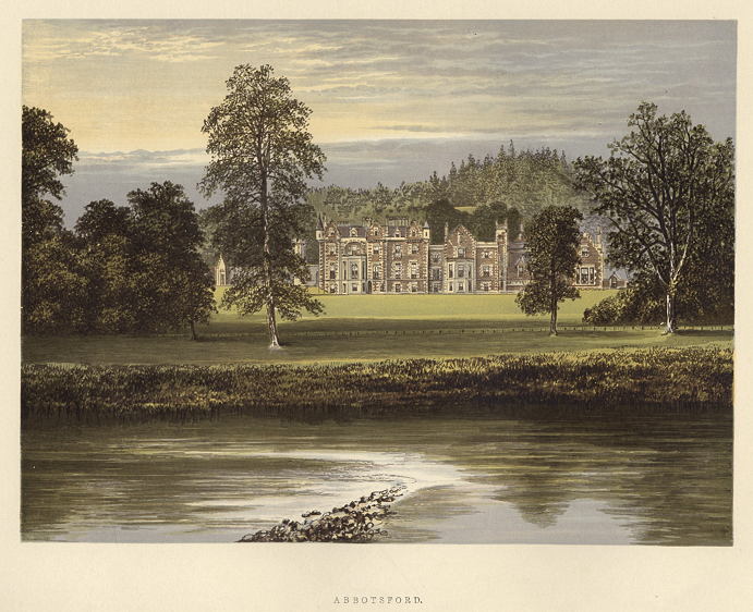 Roxburghshire, Abbotsford, 1880