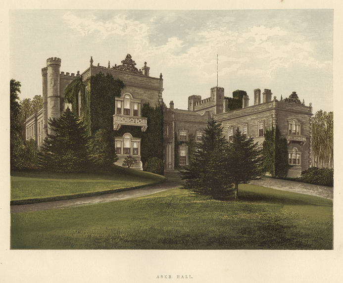 Yorkshire, Aske Hall, 1880