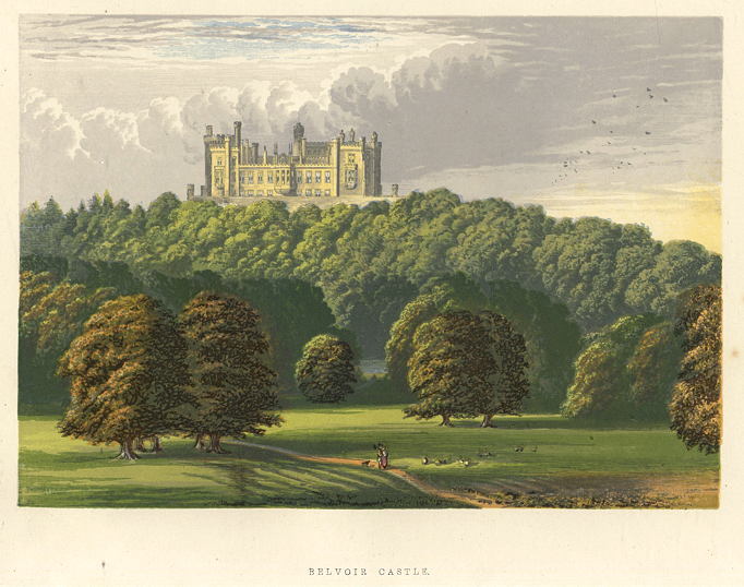 Lincolnshire, Belvoir Castle, 1880