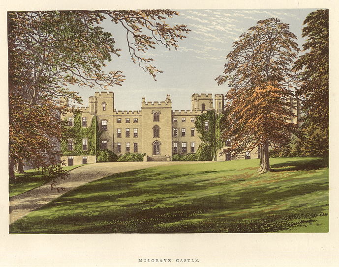 Yorkshire, Mulgrave Castle, 1880