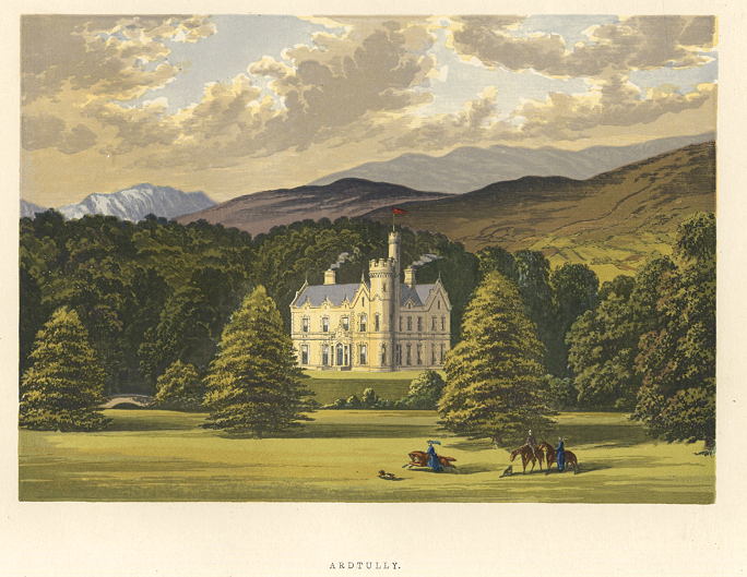 Ireland, Co.Kerry, Ardtully house, 1880