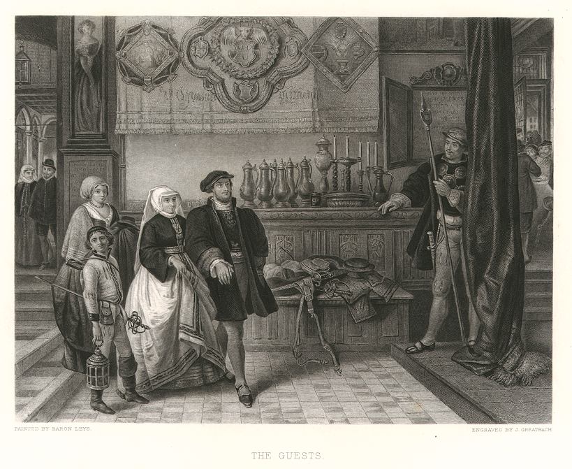 The Guests, after Baron Leys, 1881