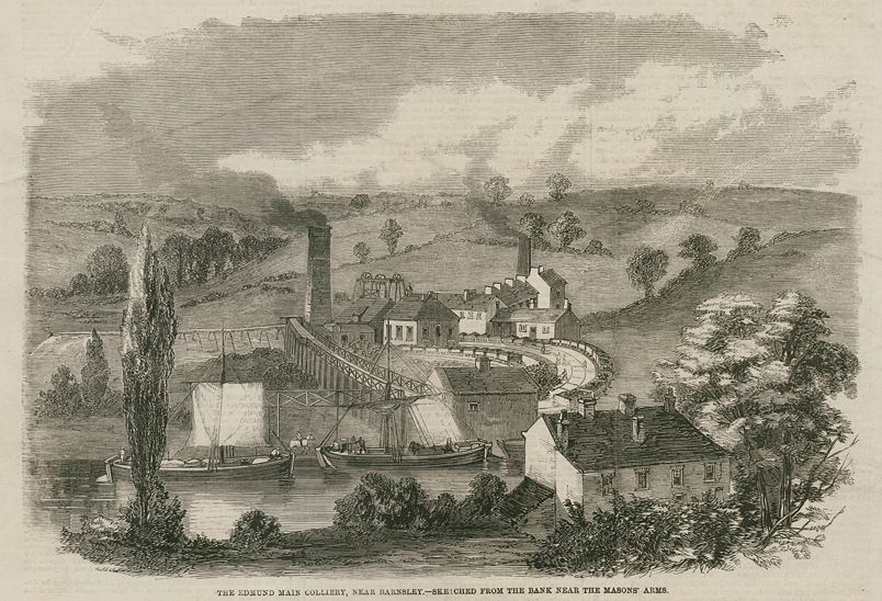 Yorkshire, Colliery near Barnsley, 1859