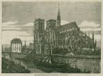 Paris, Notre Dame new spire, 1859