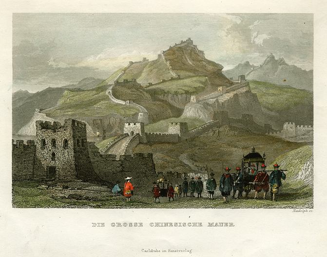 China, the Great Wall, 1845