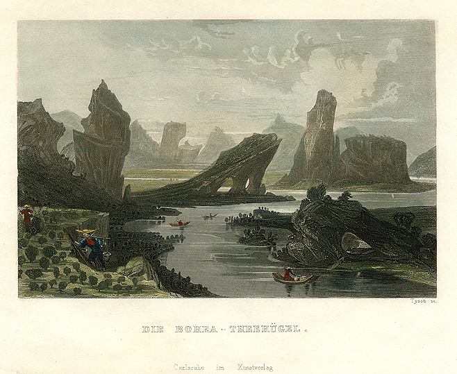 China, Bohea Hills in Fo-kien, 1845