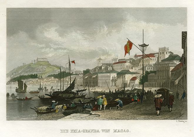 Macao, the Pria Grande, 1845