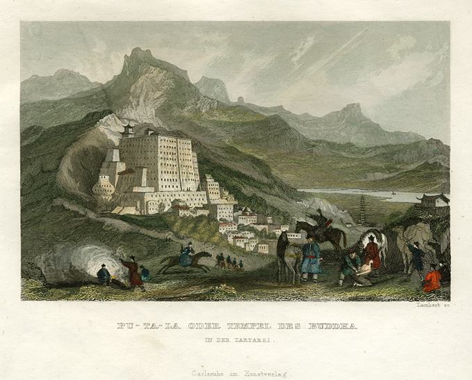 Tibet, Potala Palace, 1845