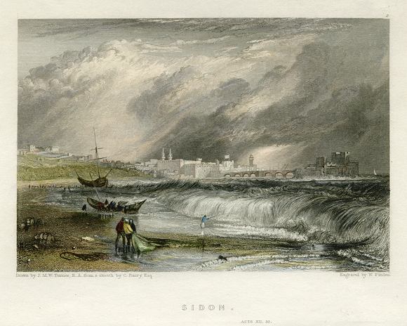 Lebanon, Sidon, 1836