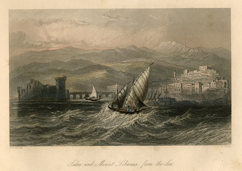 Lebanon, Sidon and Mount Lebanon, 1845