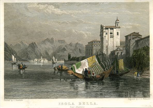 Italy, Isola Bella, 1840