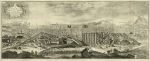 Palmyra ruins panorama, after Cornelis de Bruyn, engraved by Basire, c1747