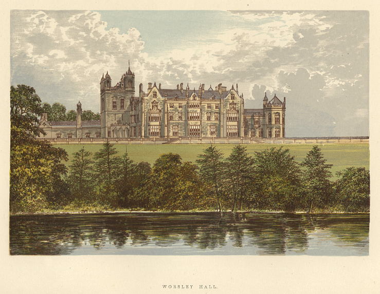 Lancashire, Worsley Hall, 1880