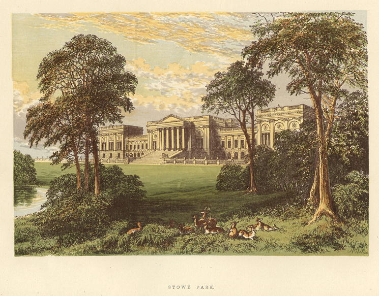 Buckinghamshire, Stowe Park, 1880