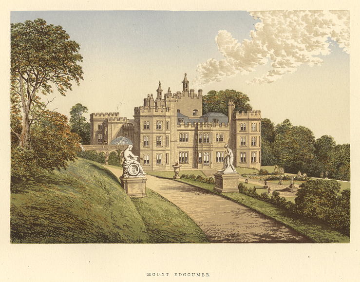 Cornwall, Mount Edgcumbe, 1880