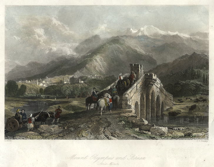 Turkey, Mount Olympus and Brusa, 1838