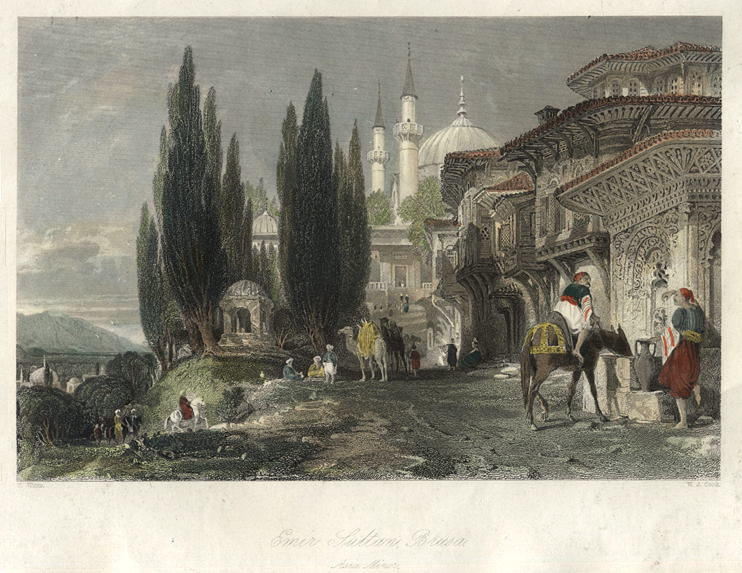 Turkey, Emir Sultan Mosque, Bursa, 1838