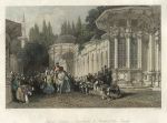 Turkey, Constantinople, Eyoub Sultan, Fountain & Street of Tombs, 1838