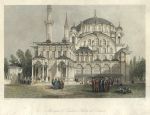 Turkey, Constantinople, Mosque of Sultan Selim at Scutari, 1838