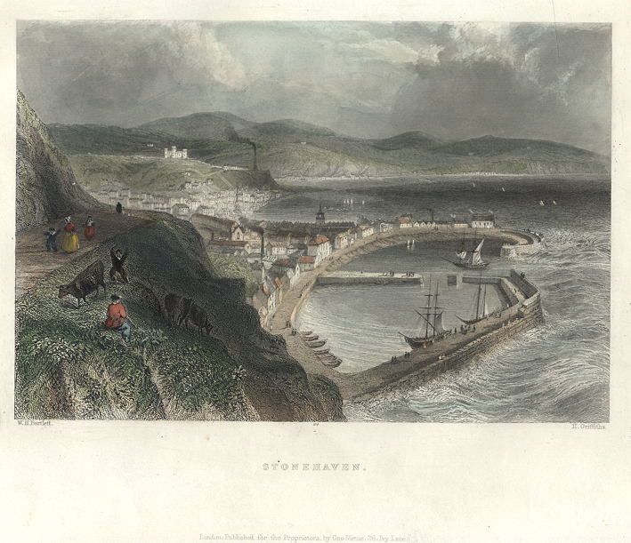 Scotland, Stonehaven, 1842