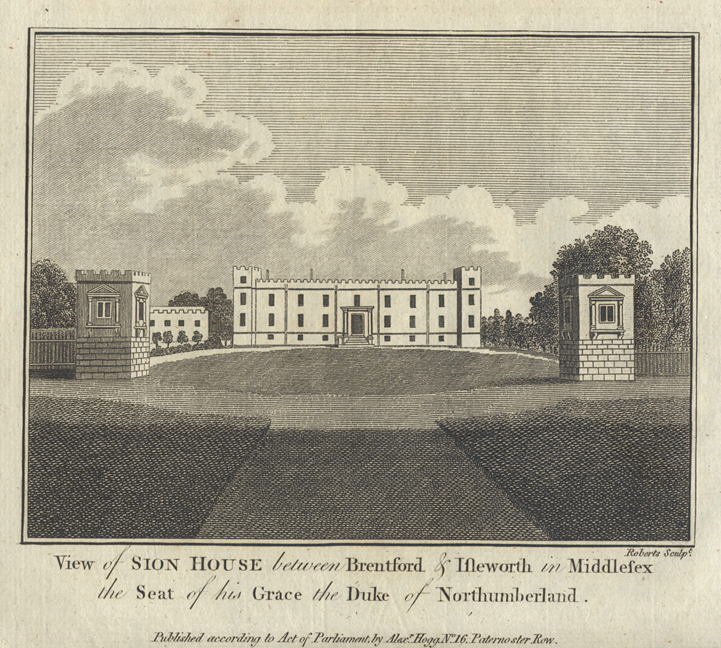 Middlesex, Sion House, 1786