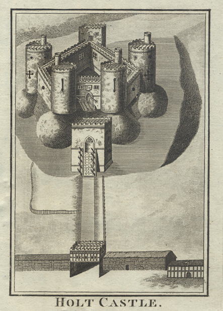 Wales, Holt Castle, 1786