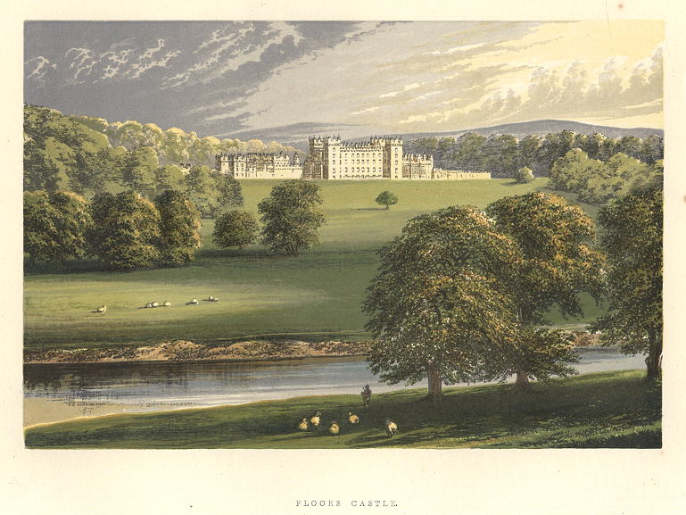 Scotland, Floors Castle, 1880