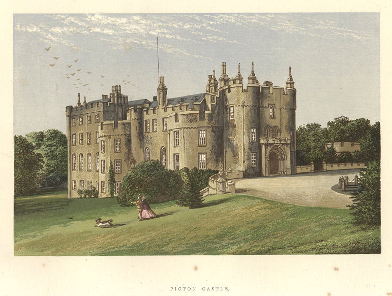 Wales, Picton Castle, 1880