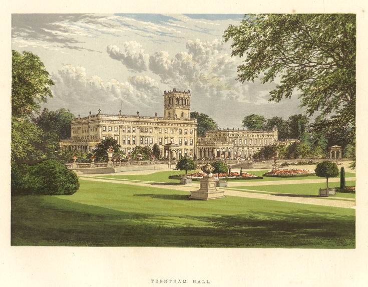 Staffordshire, Trentham Hall, 1880