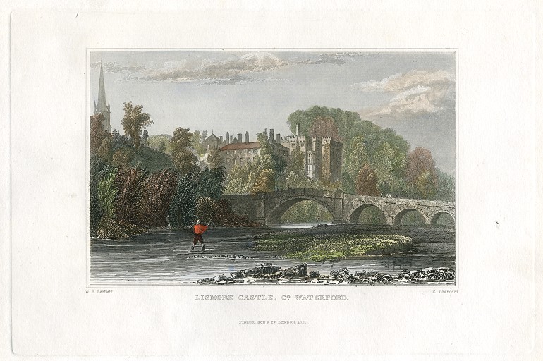 Lismore Castle in Waterford, 1832
