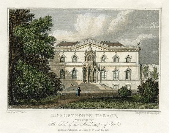 Yorkshire, Bishopthorpe Palace, 1829