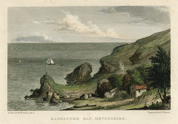 Devon, Babbacombe Bay, 1830