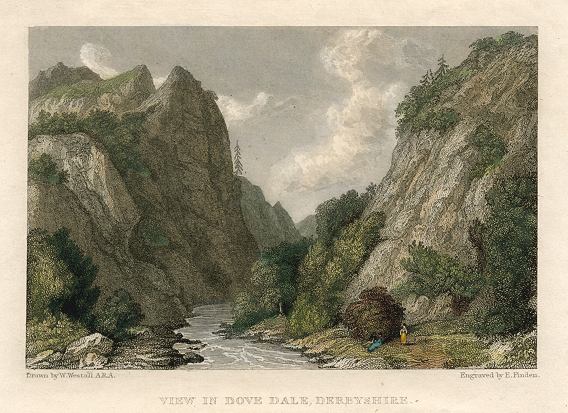 Derbyshire, Dovedale, 1830