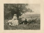 A Summer Day, photogravure after picture by F.Heilbuth, 1888