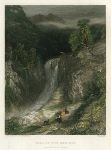 Fall of the Rheidol, near Devil's Bridge, 1838