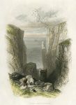 Pembrokeshire, St.Govan's Head, 1838